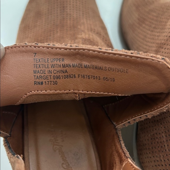 Universal Thread Charlie open toe bootie’s size 7 - Picture 3 of 4